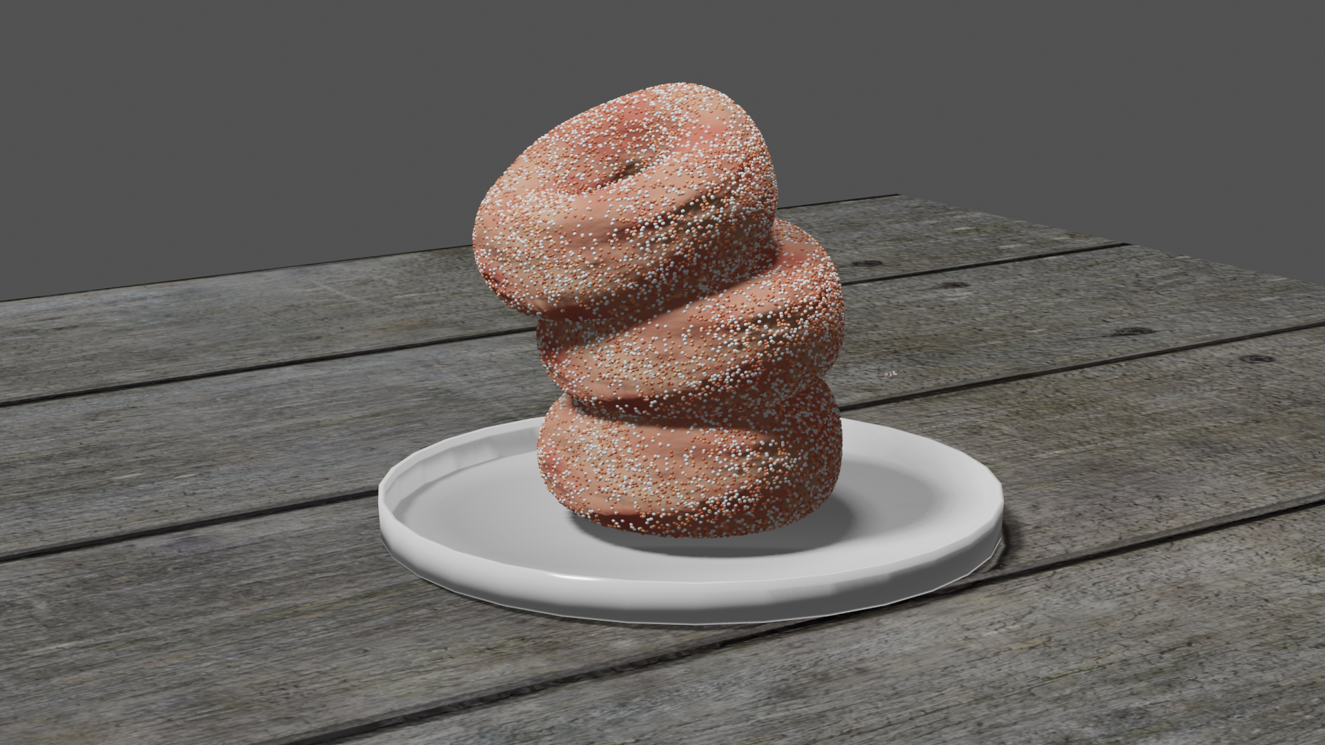 3D Dry Donut
